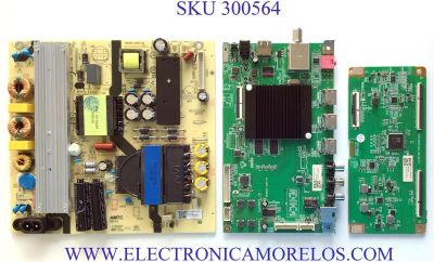 KIT DE TARJETAS PARA TV JVC MAIN MS16010-ZC01-01 / KB6160A / 2E01413C0 / E503744 / FUENTE TV6505-ZC02-01 / E168066 / KB-5150 / T-CON CCPD_80PIN_GOA_UHD_MU / KB6160A / 2E03562A0 / E503744 / PANEL CC580PV7D / MODELO LT-58MAW705